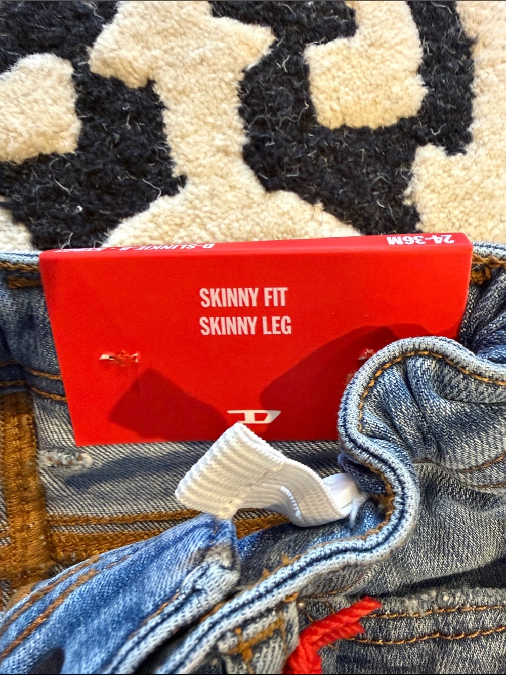 Diesel Toddler Slim Straight Blue Denim Jeans. 24-36m -NWT - Picture 4 of 8